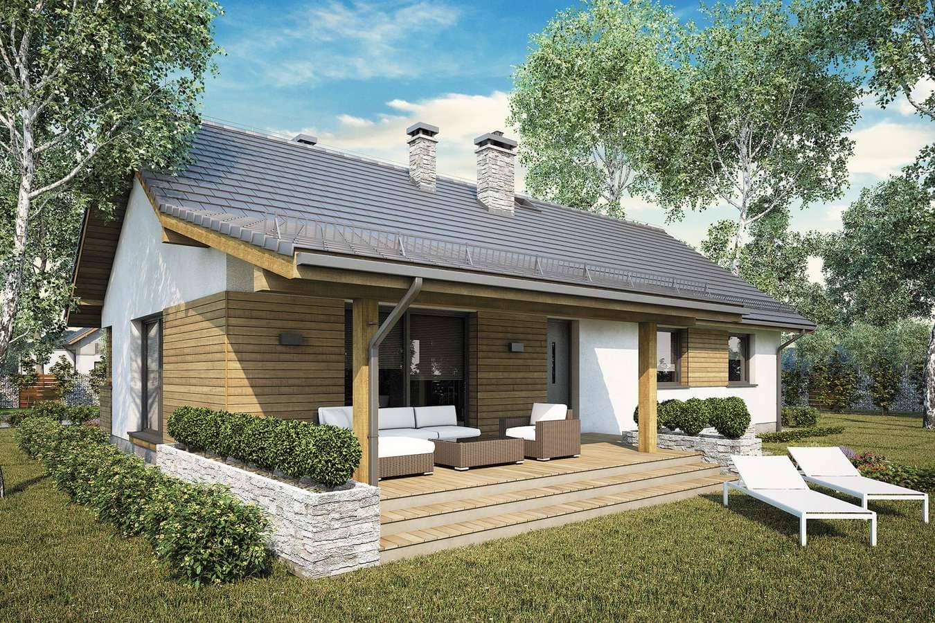 Projekt GL9991439 Aurora Maxi II SZ z kolekcji Atrium, arch. Piotr Godlewski oraz Krzysztof Lelek